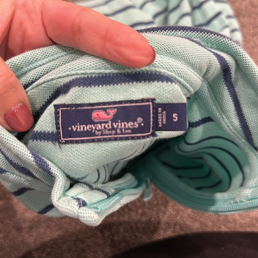 Vineyard vines 1/2 zip long sleeve shirt - Picture 3 of 5